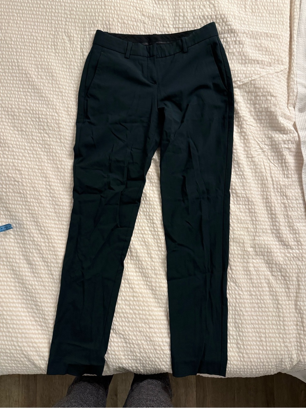 Theory green tresta 2b pants size 0